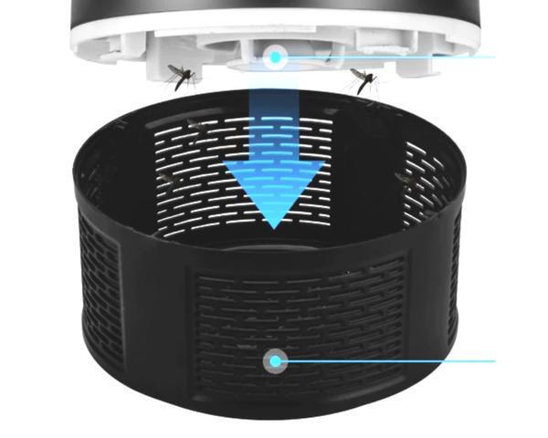 MOSQUITO TRAP - USB POWERED LED MOSQUITO KILLER LAMP [QUIET + NON-TOXIC]